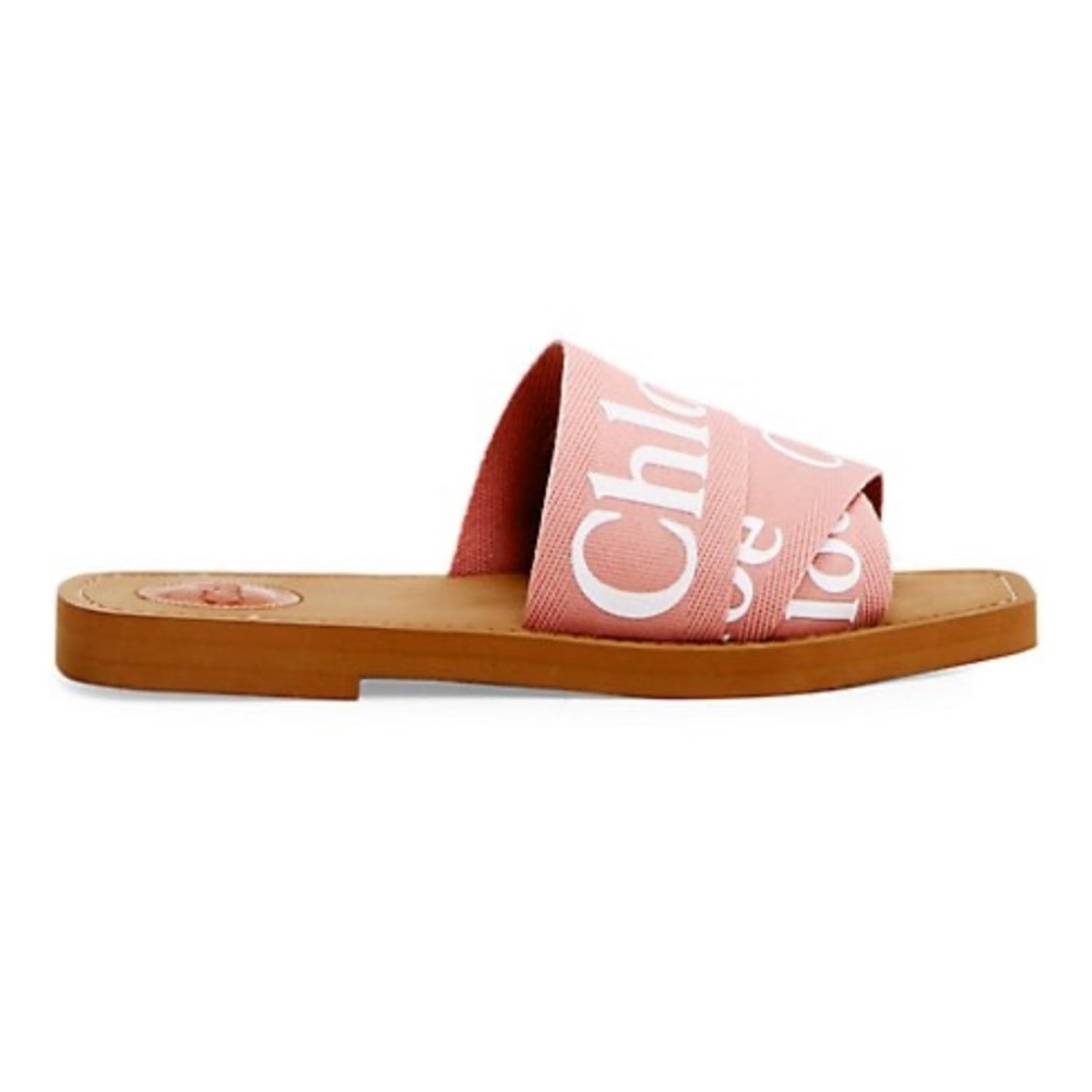 Chloe Logo Slide Sandal Size 8 - Picture 3 of 7